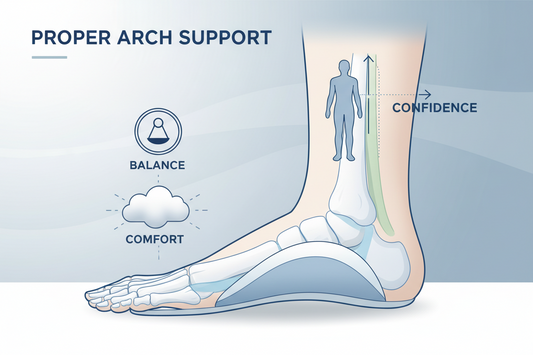 How Foot Arch Support Improves Balance, Comfort, and Confidence