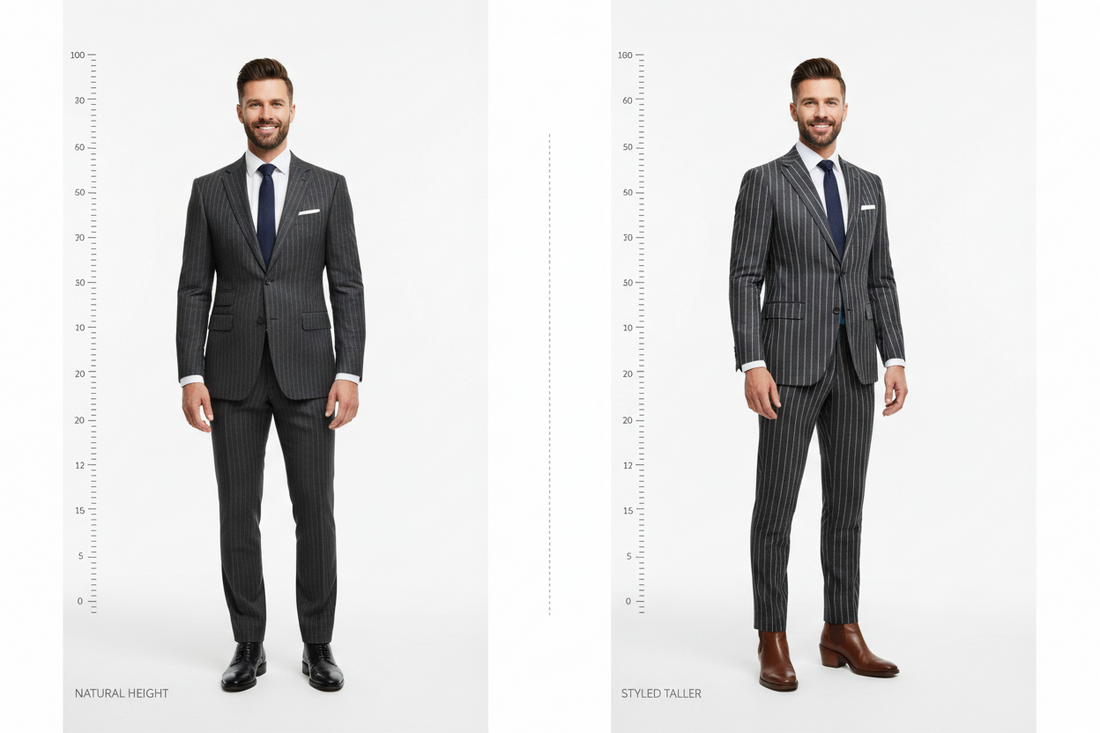 How to look taller methods comparison guide men's style tips Australia 2026